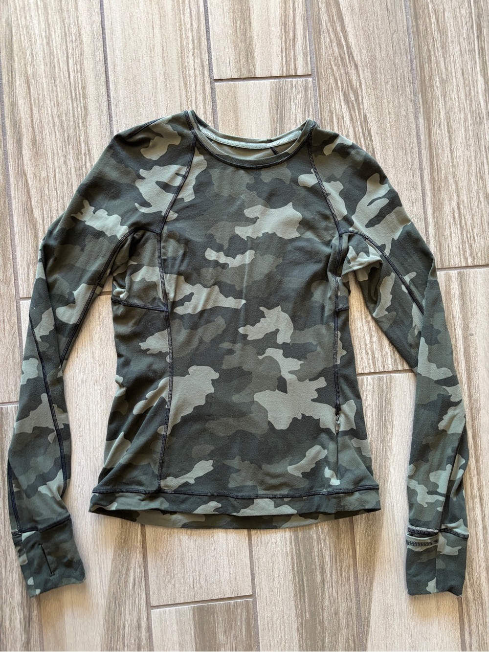 lululemon Camo Long-Sleeve Top